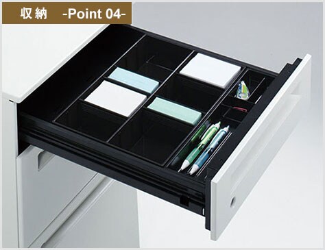 文具や名刺をまとめて収納