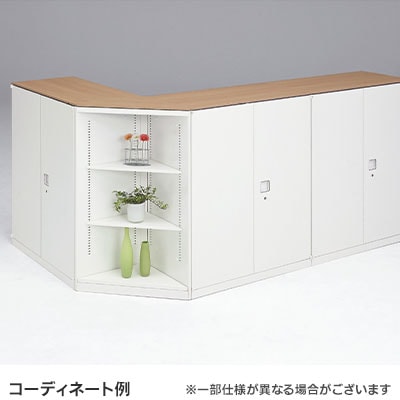 送料無料】 オカムラ レクトライン収納 下置き用 4B31ZF ZA75 両開き