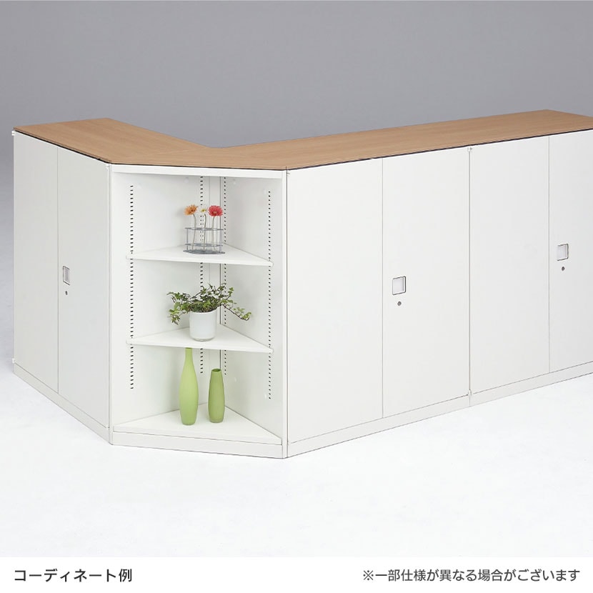 送料無料】 オカムラ レクトライン収納 下置き用 4B33ZG ZA75 両開き