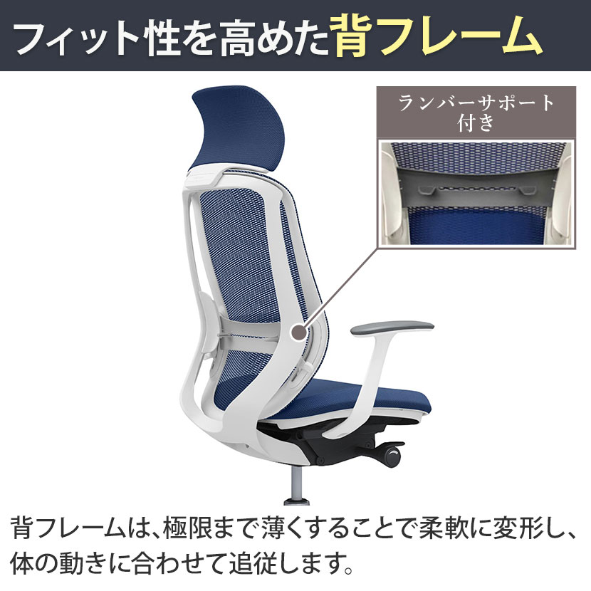 送料無料】 オカムラ シルフィー ヘッドレスト付き オフィスチェア