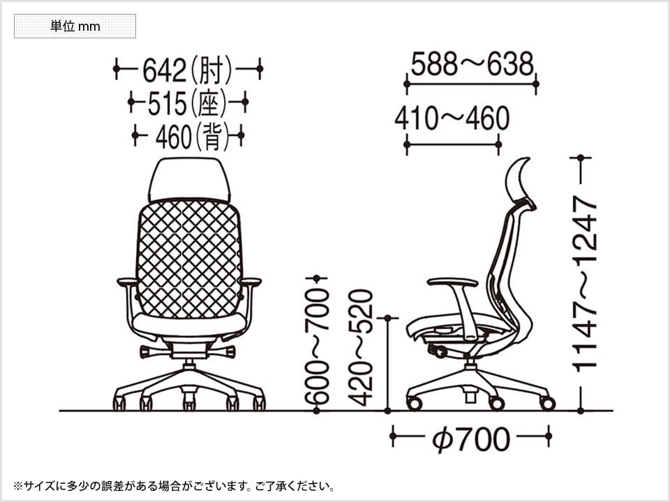 OK-C64AXE 商品サイズ1
