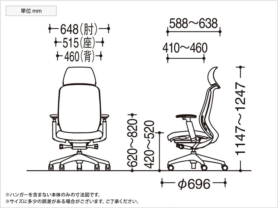OK-C68DEA 商品サイズ1