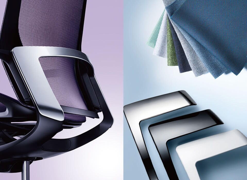 インテリアや好みに合わせて、フレームとファブリックを自由にセレクト