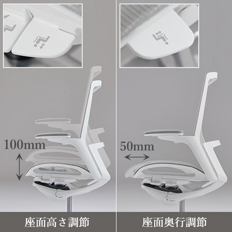 座面調節機能