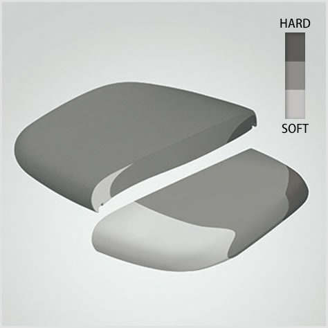 座り心地を高める異硬度クッション