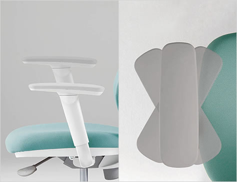 自在に調整可能なアジャストアーム