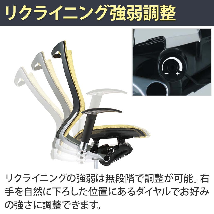 オカムラ ポリッシュフレーム ブラックボディ ハンガー無し ランバー無し CP87ARの通販 | オフィスコム オフィスチェア バロン エクストラハイバック 固定ヘッドレスト アジャストアーム(可動肘) 座メッシュ 最安価格