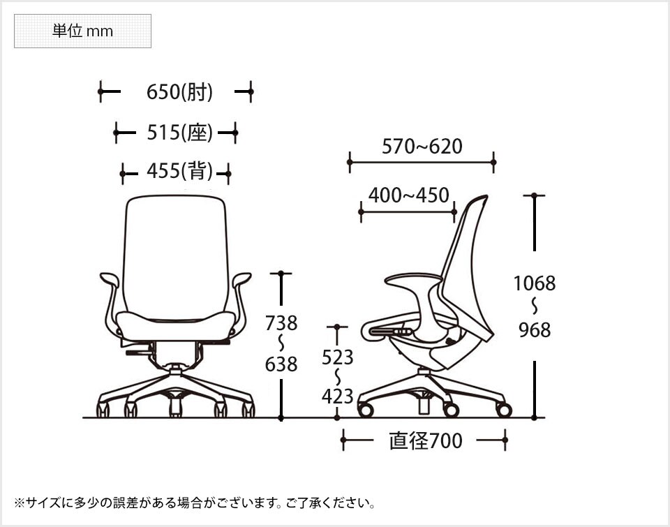 OK-CT2AFA-IN 商品サイズ1