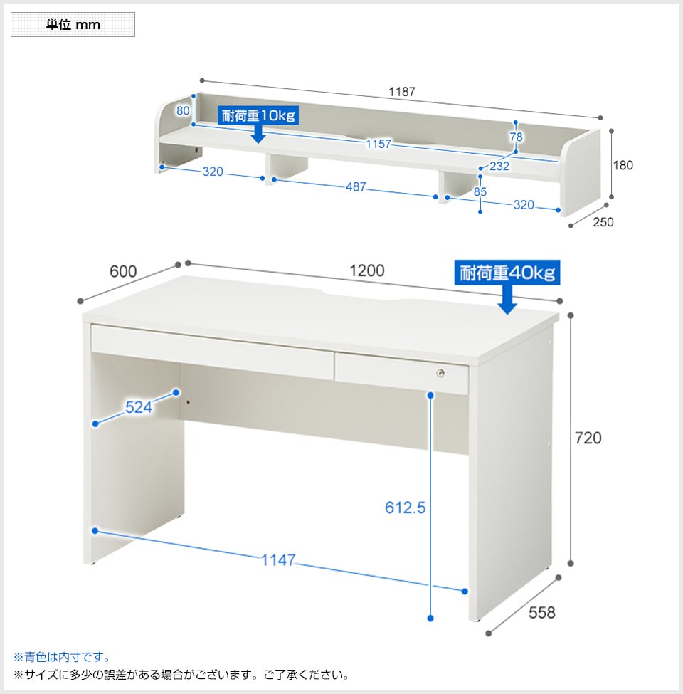 PESPA-DKTL1260D 商品サイズ1