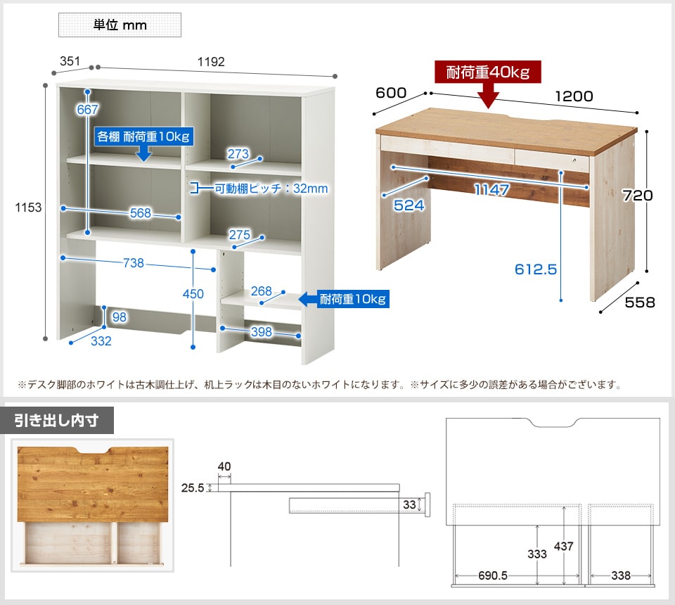 PESPA2-DKDTH1206 商品サイズ1