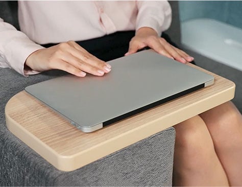 PCやタブレット操作に便利な回転天板