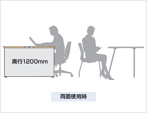 奥行ショートサイズでスペース有効活用