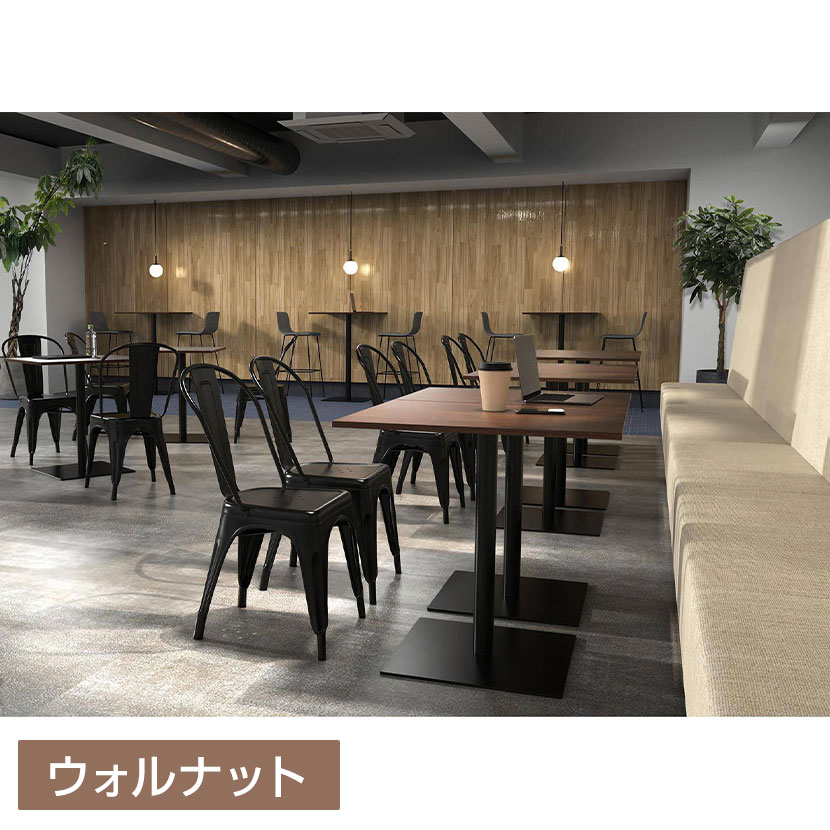 送料無料】 リスタ カフェテーブル 幅600×奥行450×高さ720mm 木製