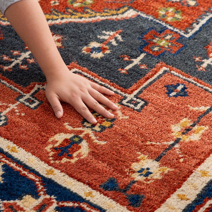 送料無料】 トライバルラグ MADRAS ラグ カーペット 絨毯 シャギー