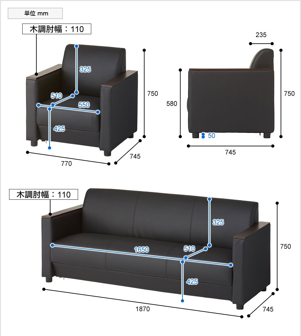 RecSetFB5-31-S 商品サイズ1