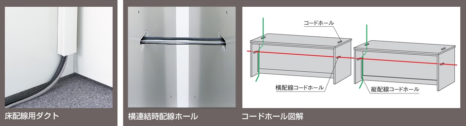 OA対応!配線機能が充実