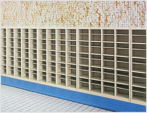 靴を出し入れしやすいオープン棚