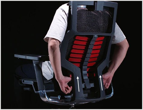 ゲーミングチェア オフィスチェア Type-R by Ergohuman TR-GY-AB-KM11の通販 | オフィスコム WINcase ウィンケース ポリッシュベース ヘッドレスト付き 肘付き 収納式オットマン付き 人気が高い