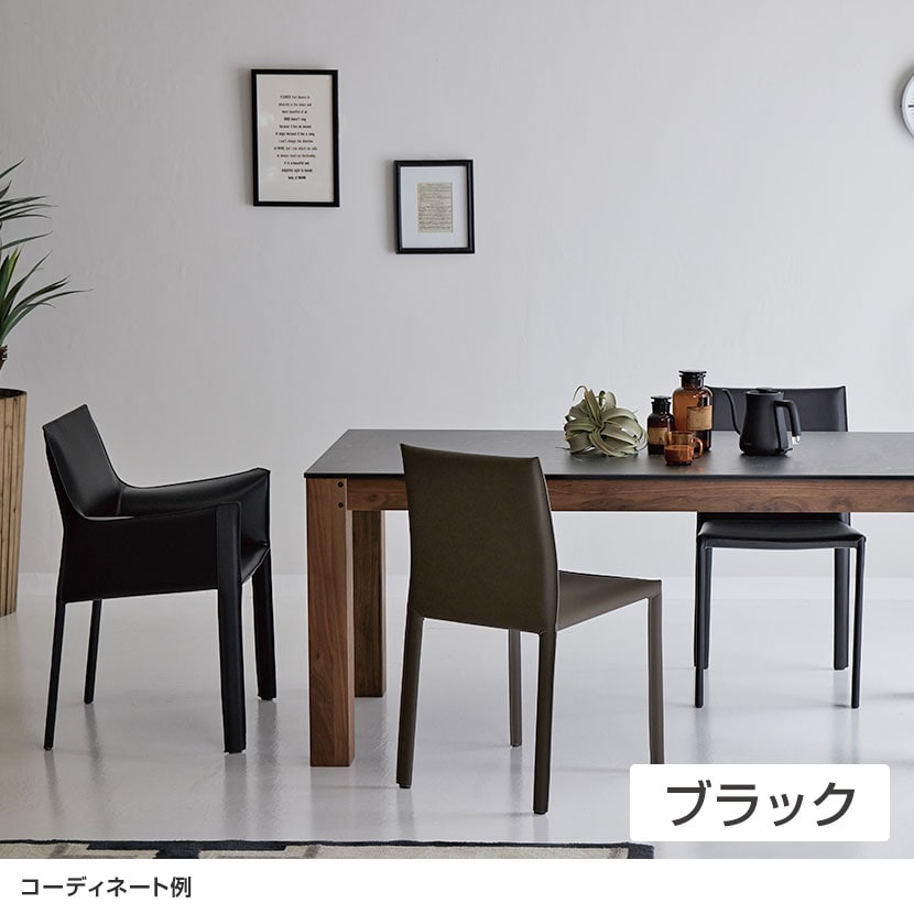 送料無料】 ケープ ダイニングチェア 肘 ミーティングチェア ボン