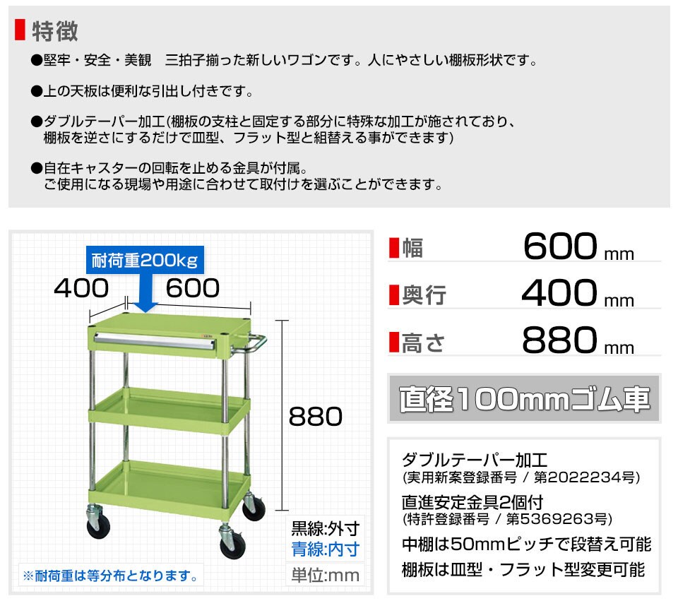 SKE-CSPA-608A 商品サイズ1