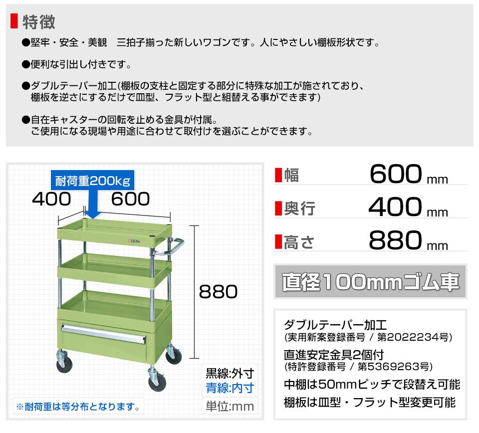SKE-CSPA-608C 商品サイズ1