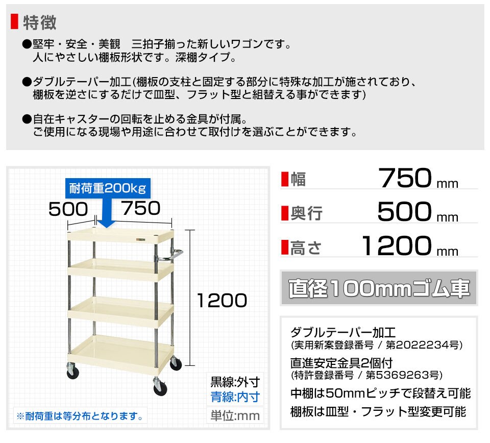 SKE-CSPA-7512F 商品サイズ1