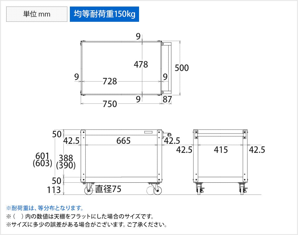 SKE-CSWA756NUW 商品サイズ1