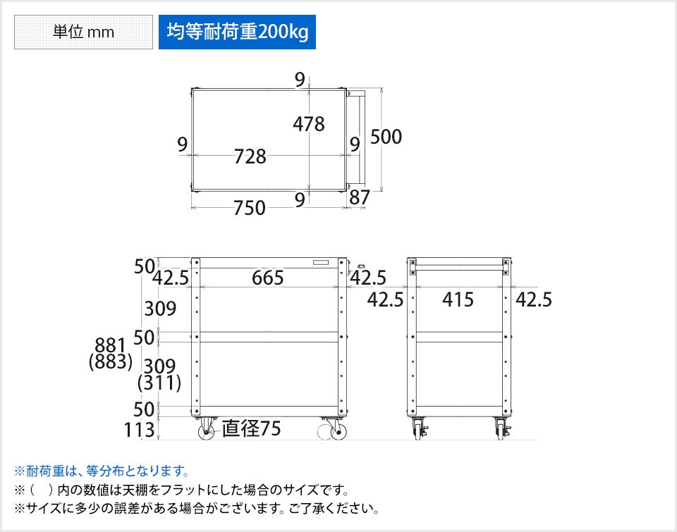 SKE-CSWA758W 商品サイズ1