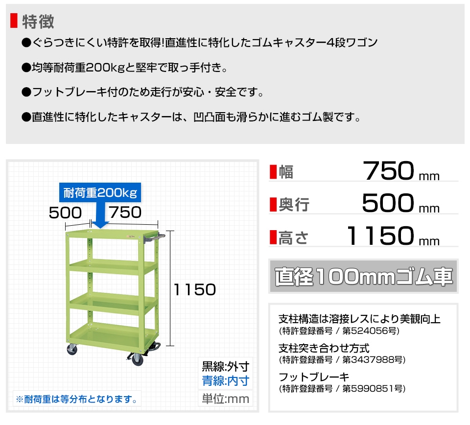 SKE-EKR-200LBR 商品サイズ1
