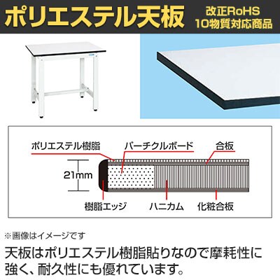 送料無料】 サカエ 軽量作業台KHタイプ KH-38LW 幅900×奥行600×高さ