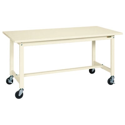 軽量作業台KSタイプ(移動式・直進安定金具無し) KS-187SURI 幅W1800×奥行D750×高さH740(mm)/業務用/新品/送料無料 サカエ 軽量作業台KSタイプ(移動式・直進安定金具無し) KS-187SURI 車