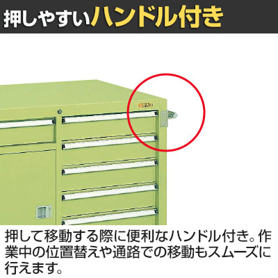 送料無料】 サカエ キャビネットワゴン 幅1100×奥行650×高さ868mm Q