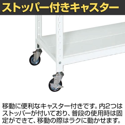 送料無料】 サカエ キャスターラック 幅1000×奥行550×高さ1313mm STN2