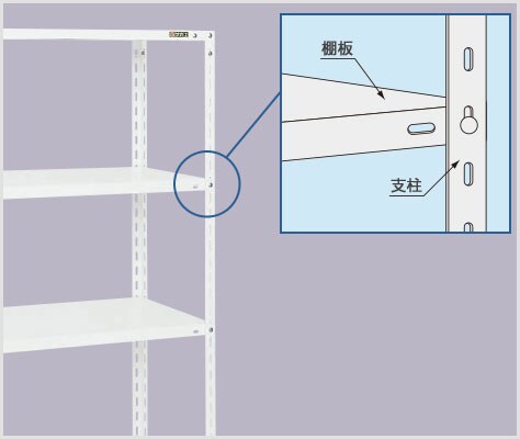 棚板取付ピッチ