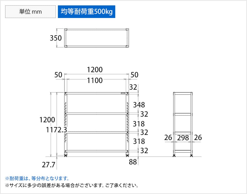 SKE-STN1-1212SU4 商品サイズ1