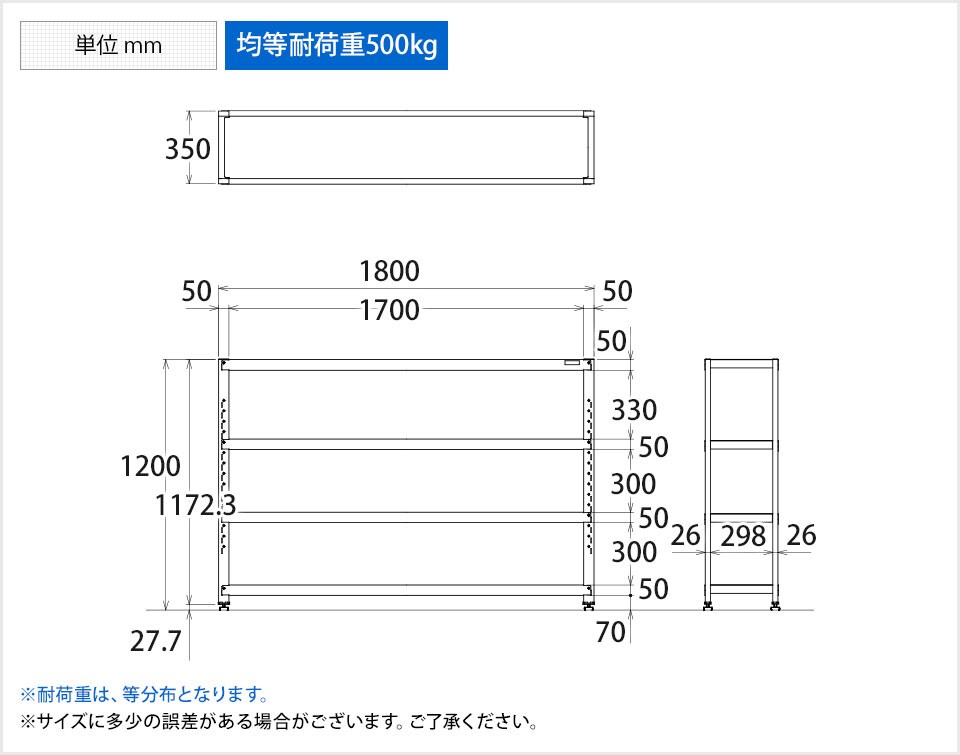 SKE-STN1-1812SU4 商品サイズ1