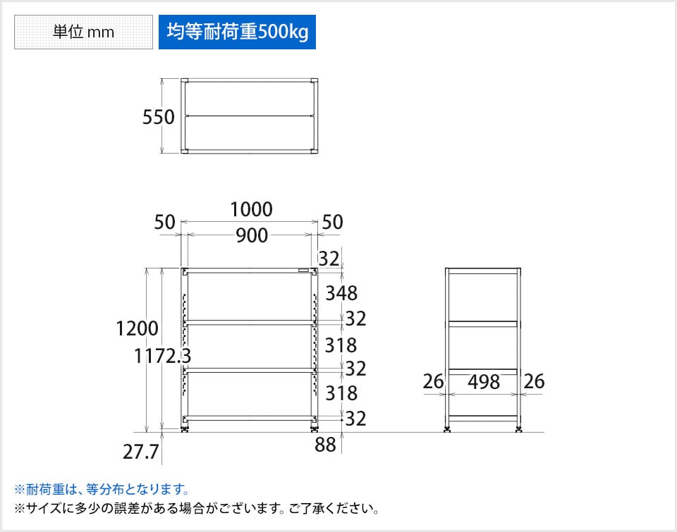 SKE-STN2-1012SU4 商品サイズ1