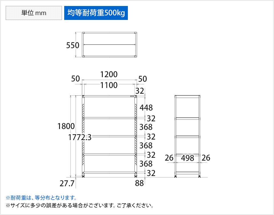 SKE-STN2-1218SU4 商品サイズ1