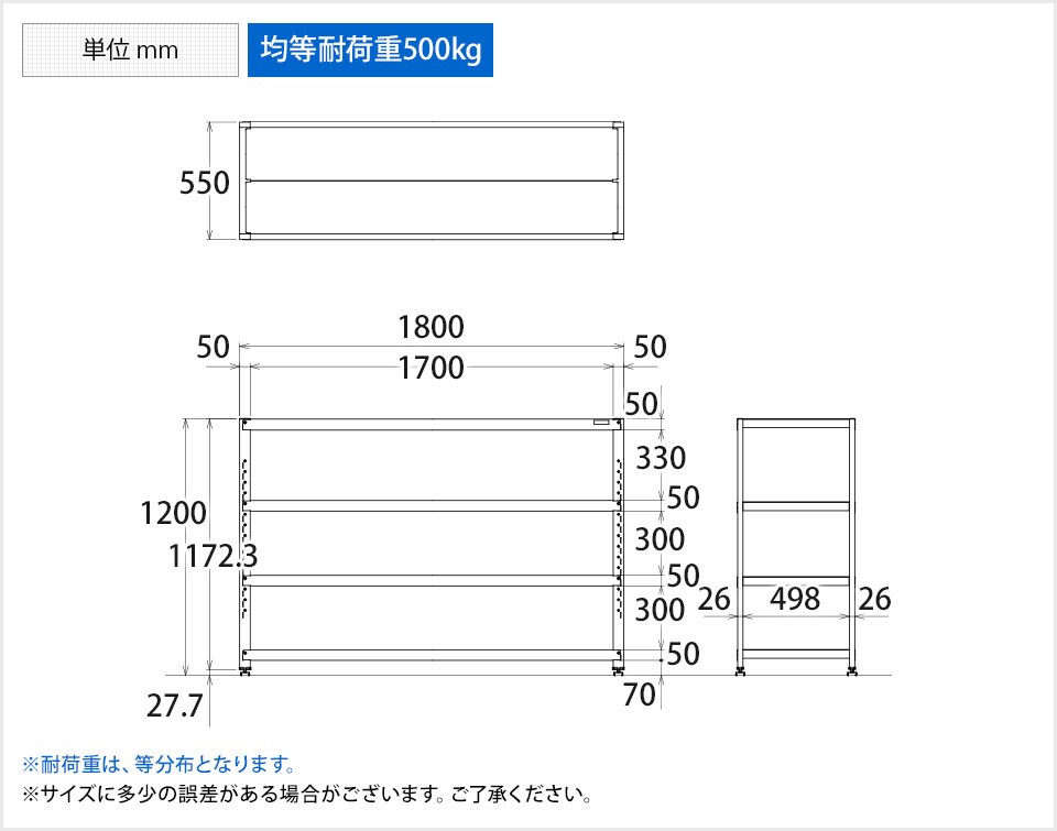 SKE-STN2-1812SU4 商品サイズ1