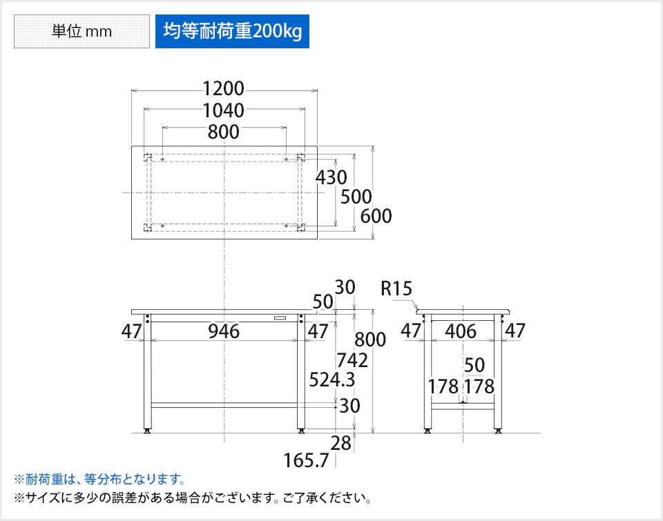 SKE-SUS4-126RC 商品サイズ1