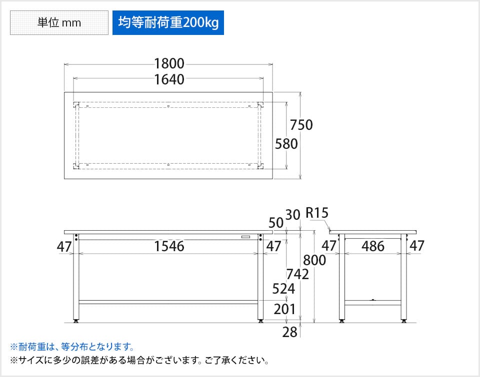SKE-SUS4-187LCN 商品サイズ1