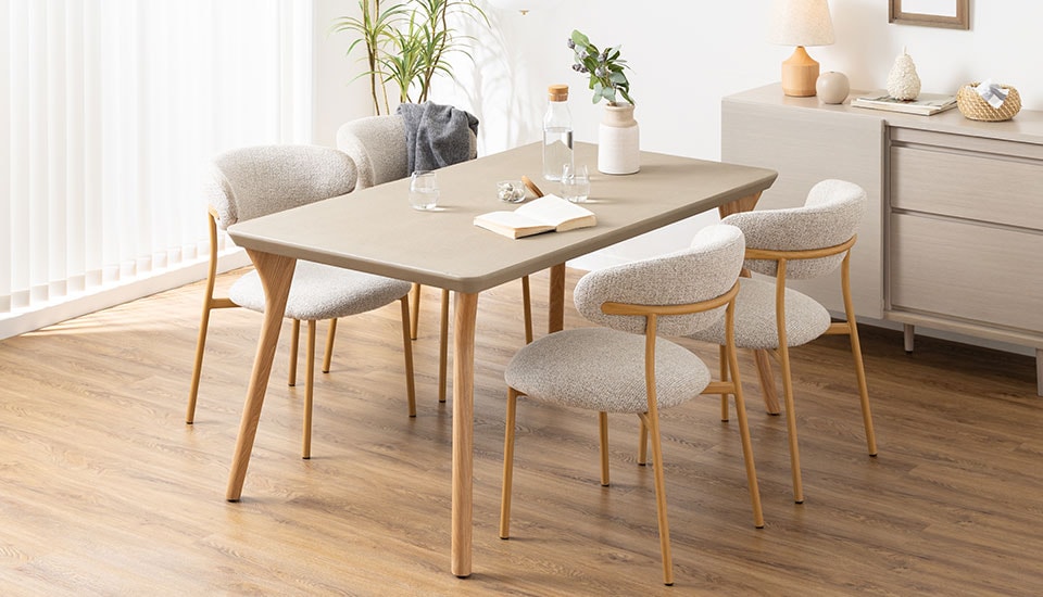 【美品】ダイニングテーブルセット 送料無料】 4人用 ダイニングテーブルセット 5点(幅1500mm 食卓