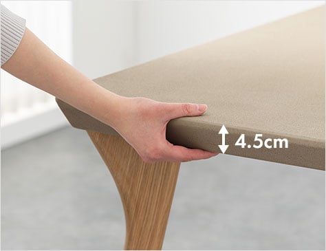 重厚感のある天板