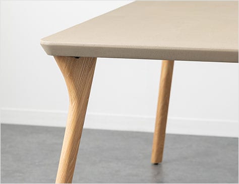 天然木の曲線美