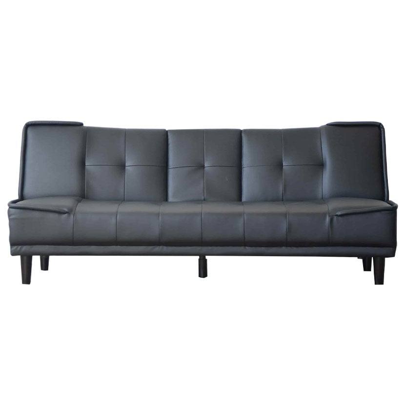 ソファ　ソファー　ソファベッド　ローソファ　ブラック SKÖNABÄCK ショーナベック 2人掛けソファベッド, クニーサ