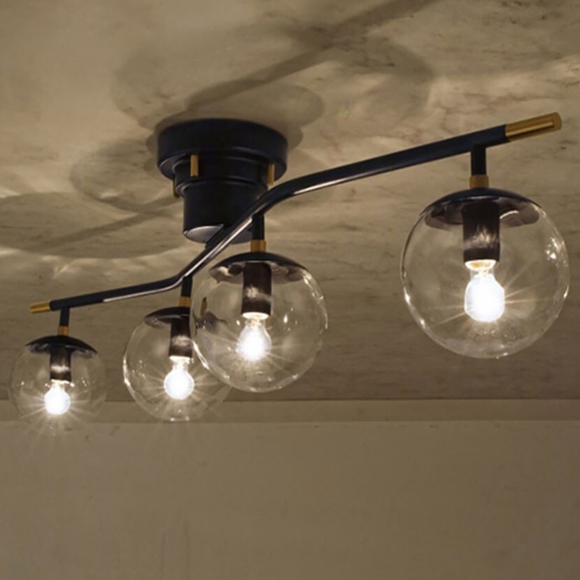 送料無料】 【白熱電球付き】シーリングライト エルー 照明 4灯