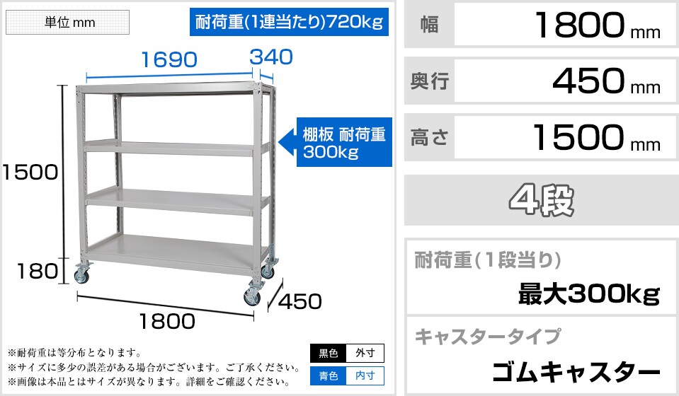 SR-GT184512-4 商品サイズ1