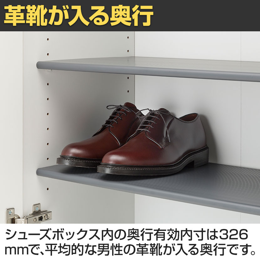 靴入れ棚 送料無料】 下駄箱 シューズボックス 洗える樹脂棚 巾木よけ ダンパー