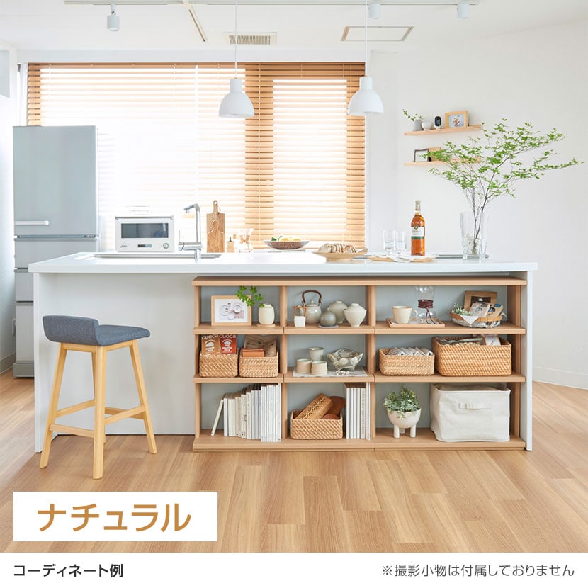 送料無料】 オープンラック 棚 カウンター下 シェルフ 本棚 キッチン