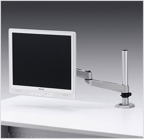 デスクへ取り付けるモニターアーム